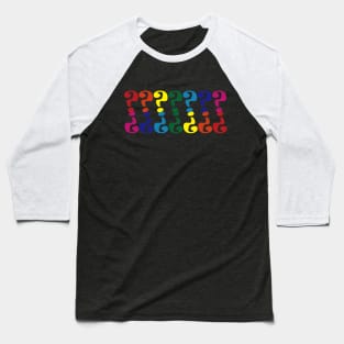 Question Rainbow Baseball T-Shirt